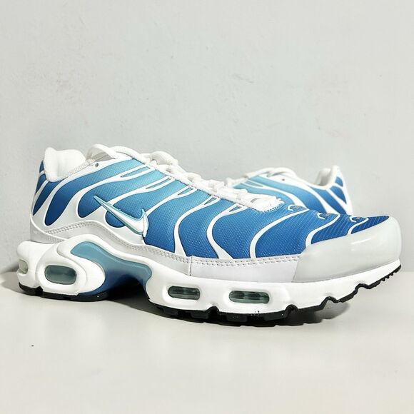 Nike Other - Nike Air Max Plus “Sky Blue” Men’s Size 11 White Cushioned Lifestyle Sneakers